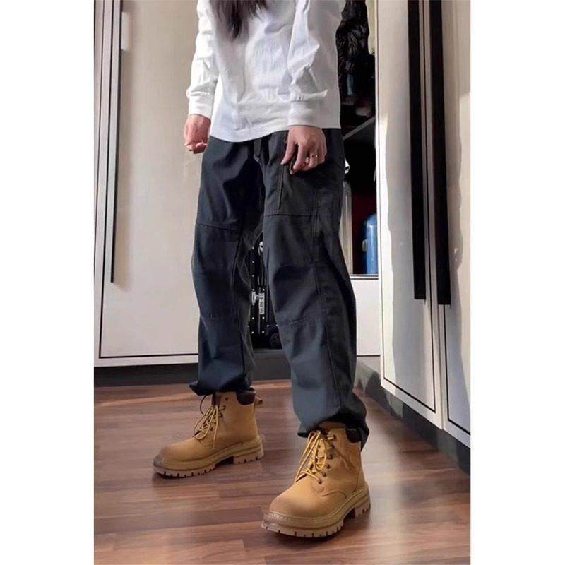 美式机能风冲锋裤男女款春夏搭配马丁靴的裤子加绒工装徒步登山裤,淘宝优惠券,粉丝福利购,淘宝优惠卷