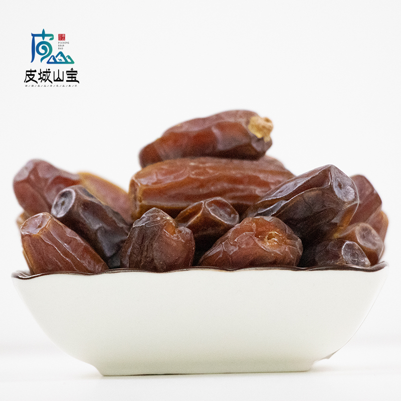 皮城山宝椰枣干货500g新疆特产迪拜阿联酋沙特伊拉克红枣干果蜜枣