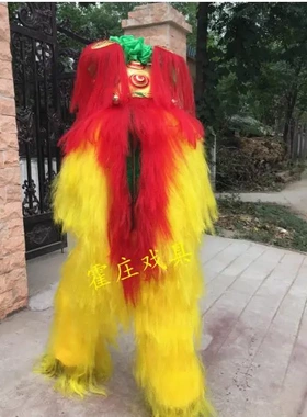 单人舞狮表演道具成人儿童北狮