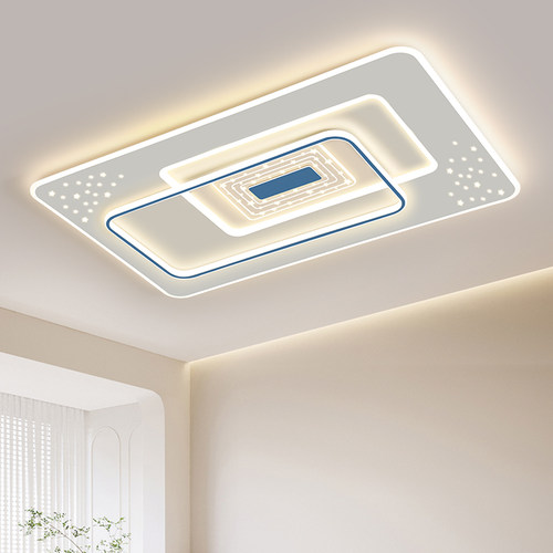 客厅吸顶灯简约现代卧室全屋灯具奶油风led高档超亮轻奢高级主灯 - 图1
