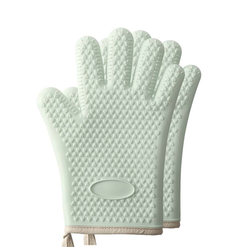 防烫手套隔热加厚硅胶厨房烤箱专用烘焙耐高温防滑防热微波炉烘培 - 图3