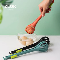 Dual-use Food Clip Eggbeater Eggbeater Creative Scoop Spoon Manual Stirrers Kitchen Baking Small Tools Multifunction Leakage Spoons