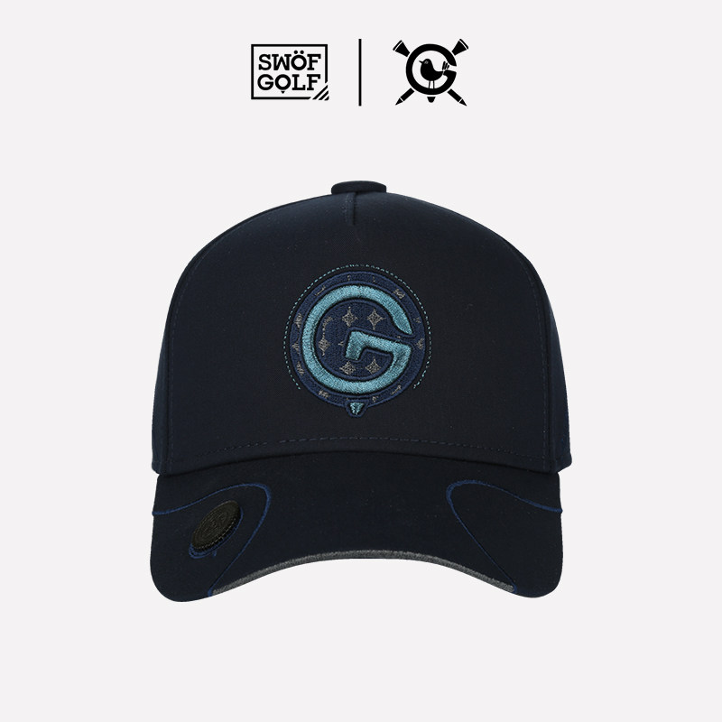 [3件7折]思沃福高尔夫球帽子藏蓝色防晒遮阳大头围卡车硬顶棒球帽,淘宝优惠券,粉丝福利购,淘宝优惠卷