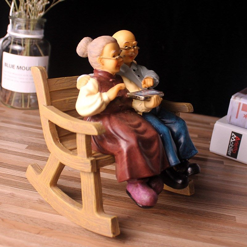 1创意独特恩爱爸妈结婚周年纪念日礼物实用摆件W大号私人珍藏