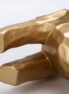 现代简约动物抽象摆件现代轻奢书柜软装饰品样板房吧台几何工艺品