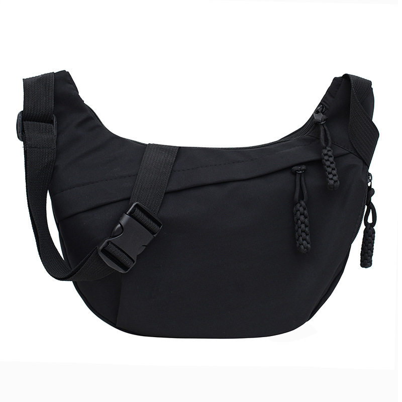 2025跨境女包简约时尚饺子包轻便大容量斜挎包学生百搭上课单肩包,淘宝优惠券,粉丝福利购,淘宝优惠卷