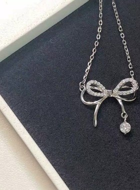 蝴蝶结项链OTHER金属吊坠女