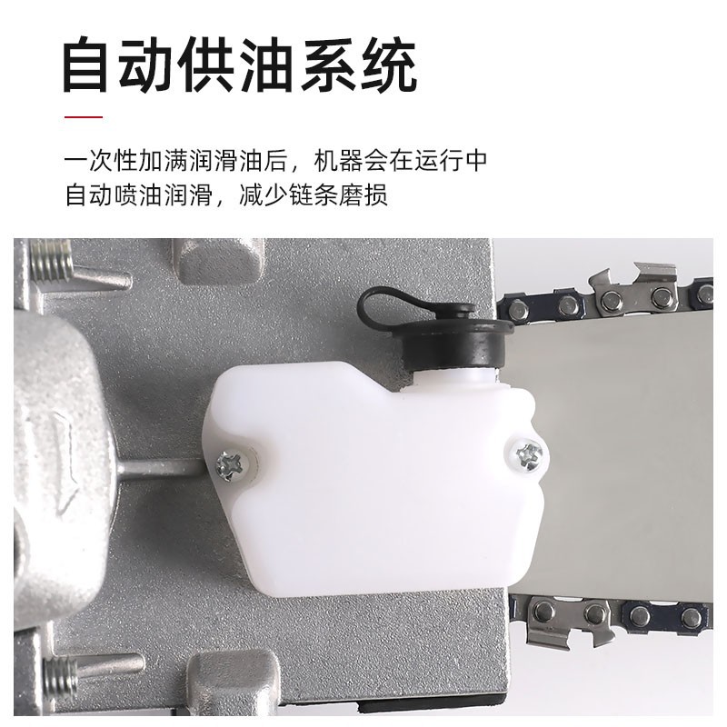 12寸角磨机改装电链锯新款便携家用小型伐木锯柴切割木材手提电锯 - 图1