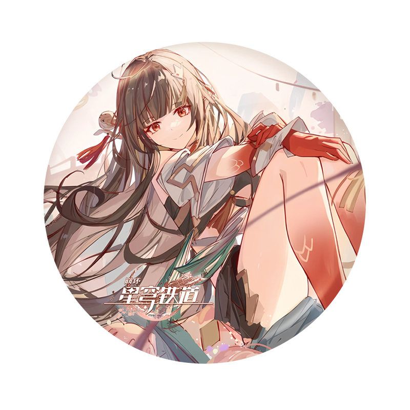 星穹铁道崩坏游戏周边灵砂人物钥匙扣双闪明信片镭射票小卡收藏 - 图3