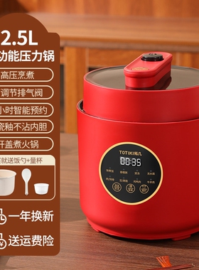 拓几电压力锅迷你家用小型多功能