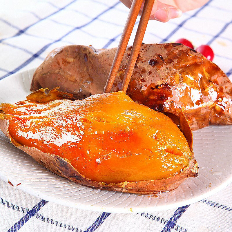 正宗山东烟薯25号糖心红薯新鲜蜜薯9斤番薯农家沙地烤地瓜整箱装 - 图2