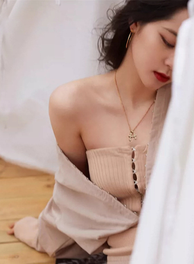 高级感十字项链女轻奢小众