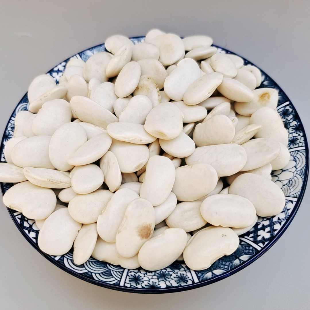 重庆石柱特产大白芸豆大白豆白云豆农家自产五谷扁豆杂粮雪豆500g