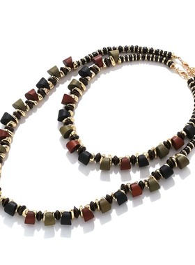 波西米亚民族风复古做旧项链