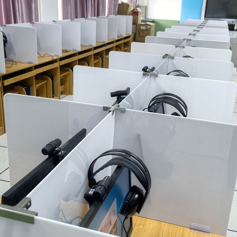 学生课桌考试挡板亚克力有机板计算机测试隔板微机室课桌测验挡板,淘宝优惠券,粉丝福利购,淘宝优惠卷