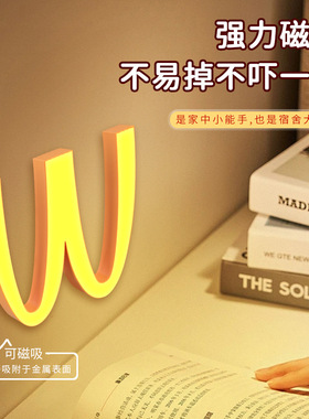 麦麦冰箱贴小夜灯磁吸2026新款磁贴个性创意装饰创意3d立体可爱