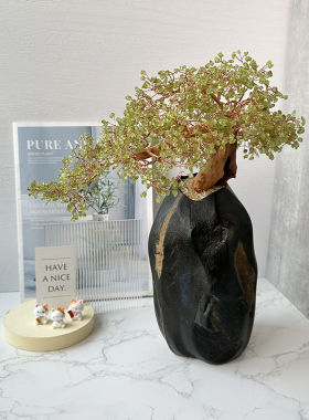 水晶发财树开业家居高档送礼摆件