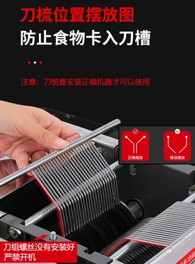德国进口切肉机商用电动切丝切肉片机家用全自动切菜绞肉丁切块型