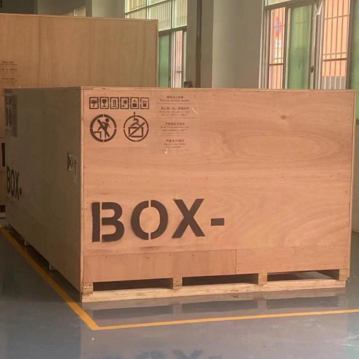 东莞大型贴面板免熏蒸木箱出口木箱支持来图来样整体受力木箱 - 图2