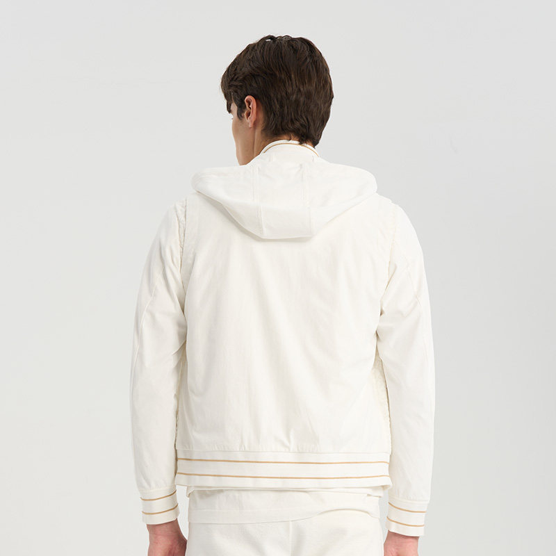 RARE Weiya White Hooded Casual Vest