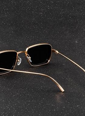 New Vintage Metal Steampunk Sunglasses Men Women Square Sun