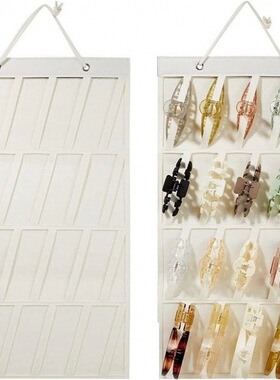 毛毡发饰发夹展示架新款挂袋收纳袋公主发卡儿童发饰收纳挂墙