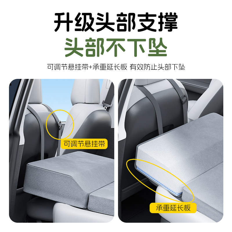 蓝格兔适用特斯拉单人床垫记忆棉modely专用model3露营睡垫可折叠,淘宝优惠券,粉丝福利购,淘宝优惠卷