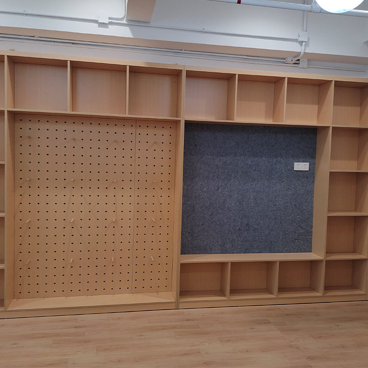 跨境爆品书架创意书柜整面墙 简约格子置物书柜靠墙一体式收纳柜,淘宝优惠券,粉丝福利购,淘宝优惠卷