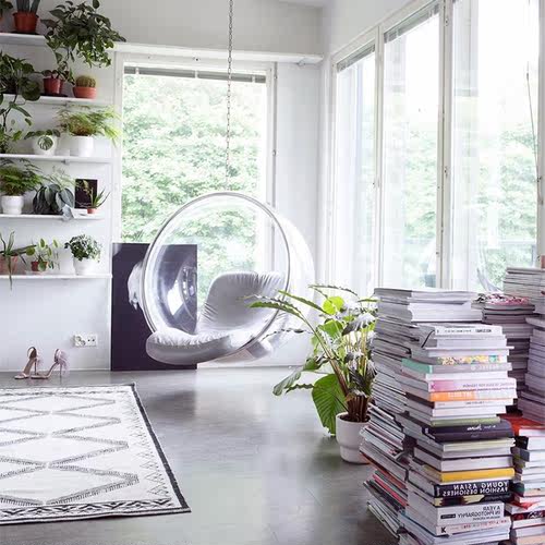 芬兰进口正版  泡泡椅吊椅 Eero Aarnio Originals Bubble chair - 图2