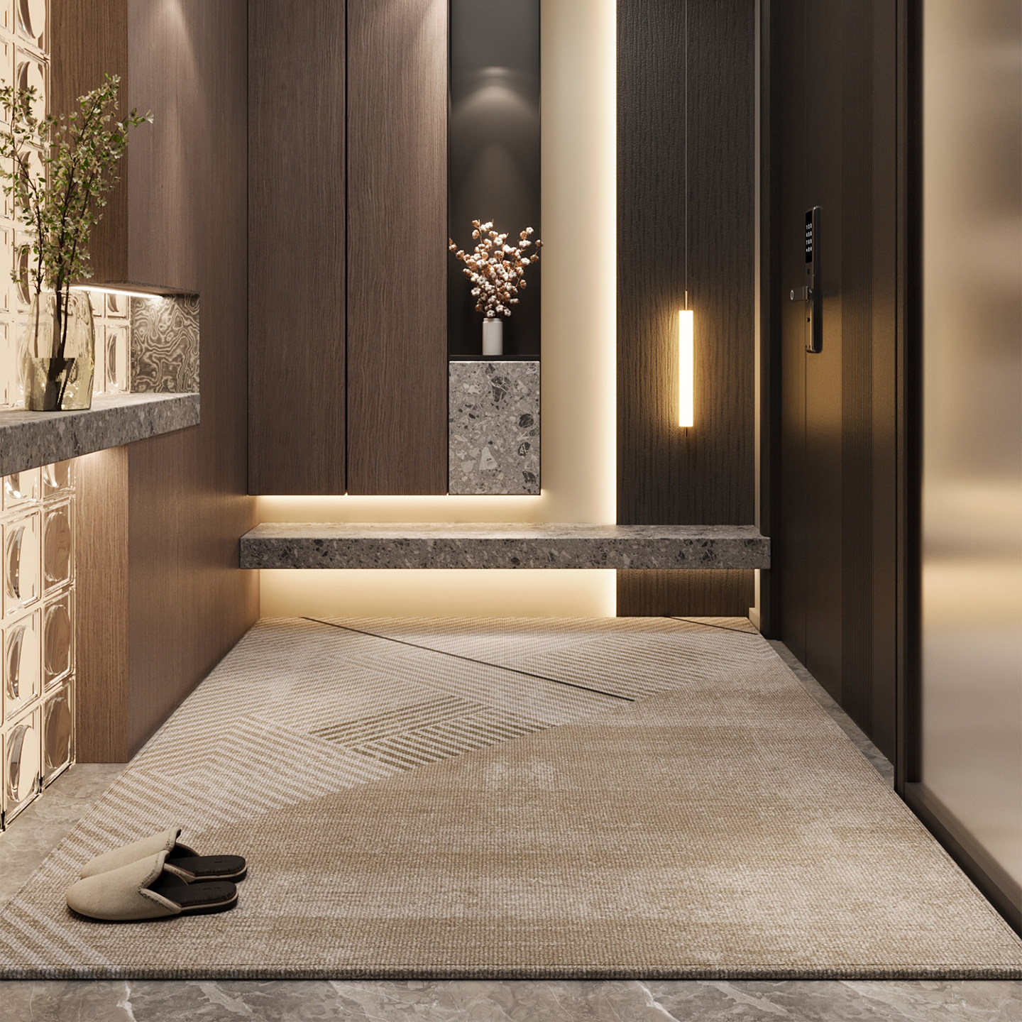 入户门地垫进门防滑脚垫高级感玄关门口耐脏除尘免打理可裁剪地毯,淘宝优惠券,粉丝福利购,淘宝优惠卷