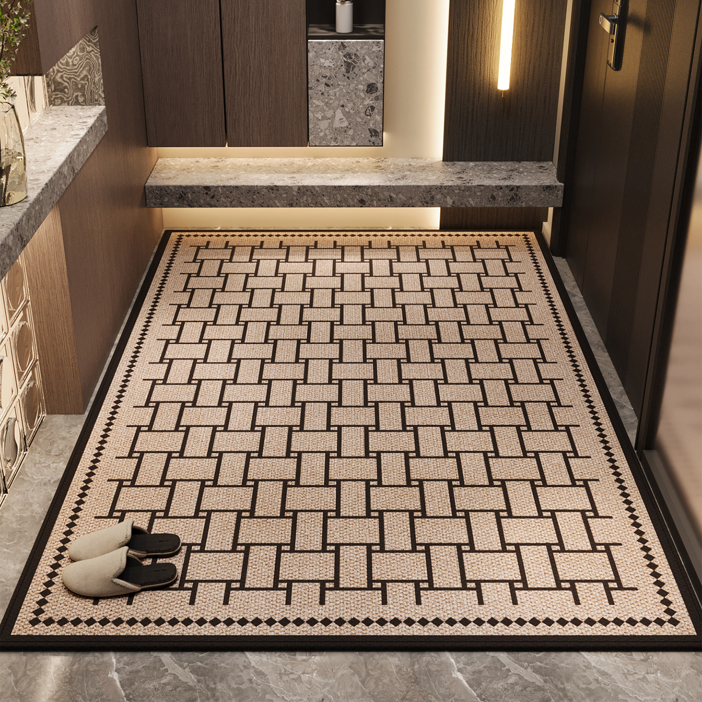 入户门地垫玄关防滑脚垫门口可裁剪地毯耐脏除尘免洗进门高端门垫,淘宝优惠券,粉丝福利购,淘宝优惠卷