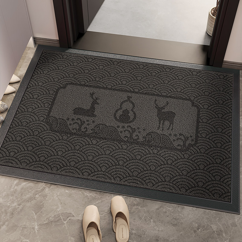 高端入户门地垫灰色防滑脚垫别墅门口免打理地毯玄关进门除尘门垫,淘宝优惠券,粉丝福利购,淘宝优惠卷