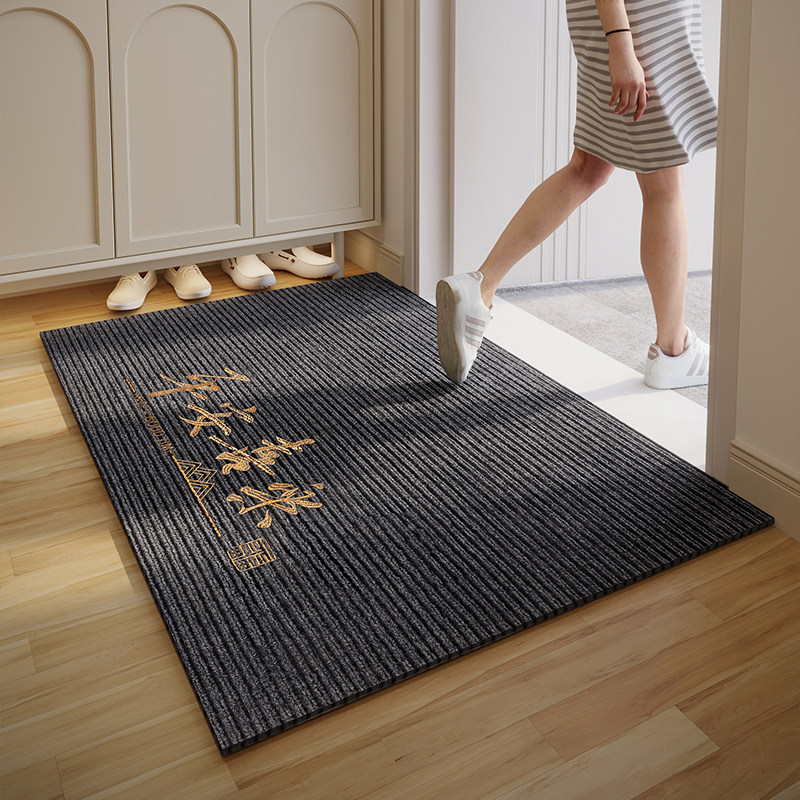 灰色入户门地垫大门口进门耐脏除尘防滑脚垫高端刺绣玄关免洗门垫,淘宝优惠券,粉丝福利购,淘宝优惠卷