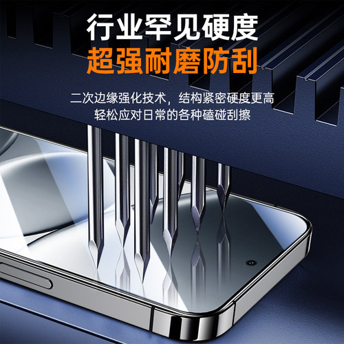 适用红米note15pro钢化膜防爆护眼无白边Redminote15pro手机膜防摔全屏覆盖抗蓝光redmi防指纹保护高清刚化膜 - 图2