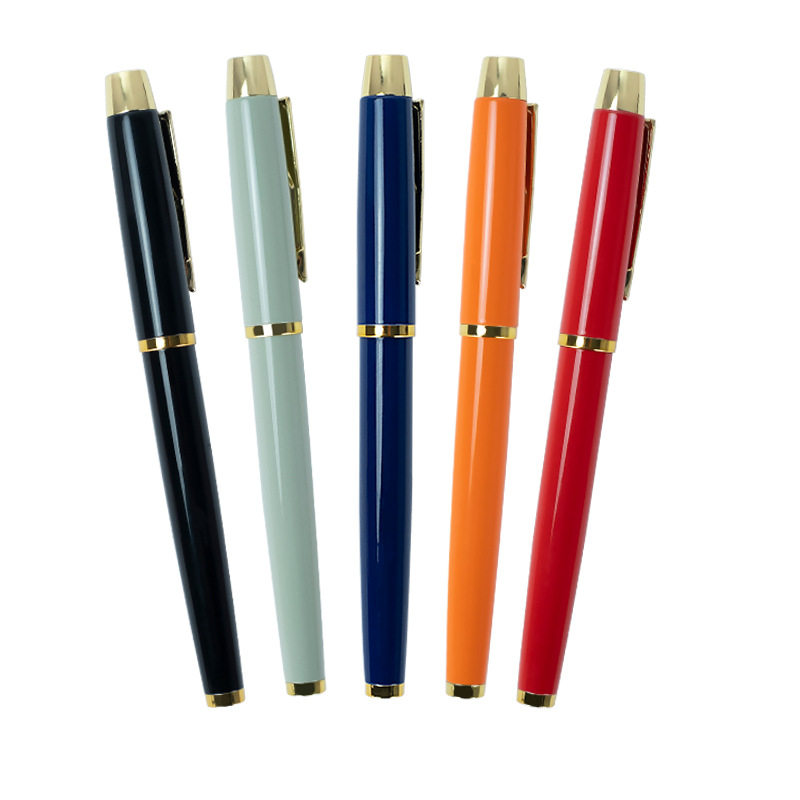 50 laser metal engraving pens, corporate advertising pens, custom signature pens, private custom signature pens, black 0.5, exhibition advertising conferences, gel pens, promotional custom logo gift pens