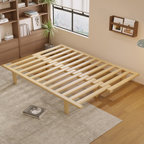 Retractable bed plate folding sofa ribs frame cramp bed frame bedroom book room solid wood revamp custom color size