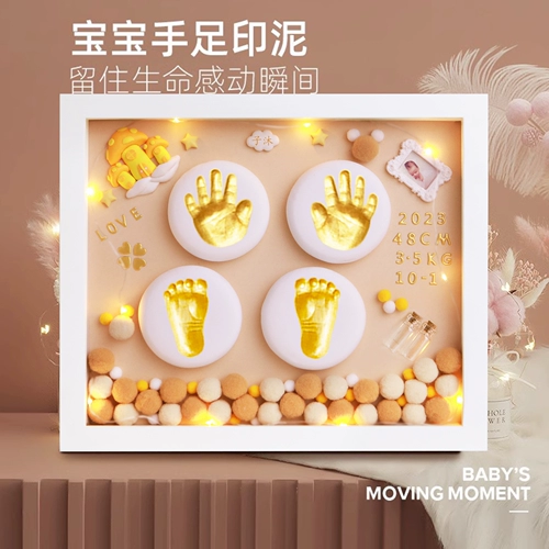 Детские отпечатки рук и ног, детская чернильная подушечка, памятный отпечаток рук для новорожденных, подарок на день рождения