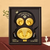 Детские отпечатки рук и ног, чернильная подушечка, сувенир, фоторамка для новорожденных для хранения пуповины, памятный отпечаток рук