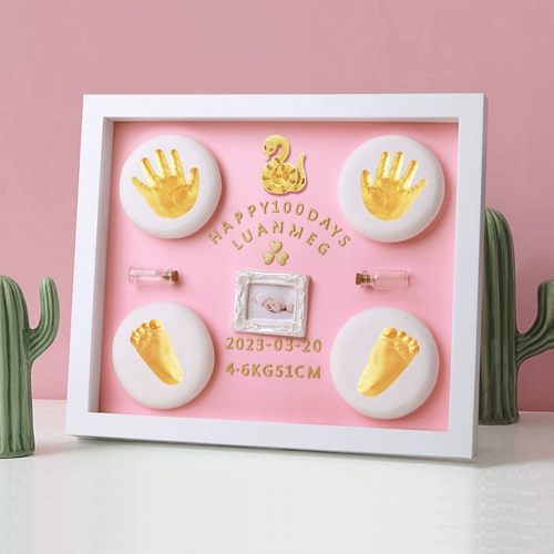 Детские отпечатки рук и ног, памятная детская чернильная подушечка, фоторамка для новорожденных, подарок на день рождения