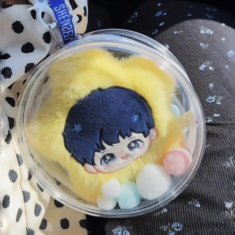 周深《反深代词》系列毛绒挂饰娃包周深周边保护套棉花娃娃遛娃包 - 图0