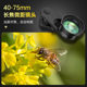 75MM macro lens for mobile phone photography, 17MM interface, universal insect accessories, jewelry, aquarium details, flowers and plants