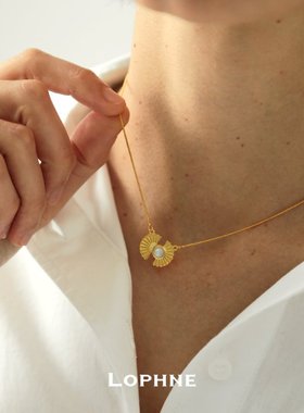LOPHNE原创光芒贝母项链