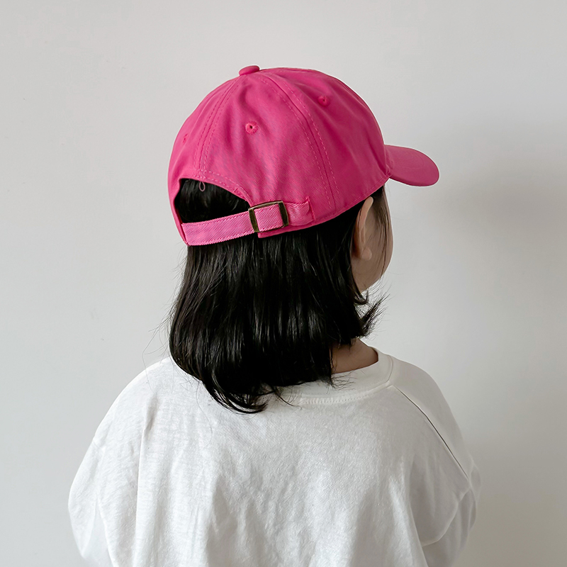 儿童帽子女孩鸭舌帽春秋季男女童时尚棒球帽洋气遮阳帽春款宝宝帽
