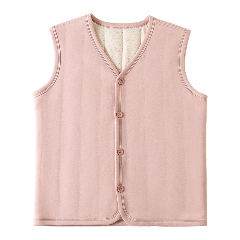 羊毛填充马甲女秋冬季加绒加厚V领内搭背心坎肩大码显瘦保暖上衣,淘宝优惠券,粉丝福利购,淘宝优惠卷