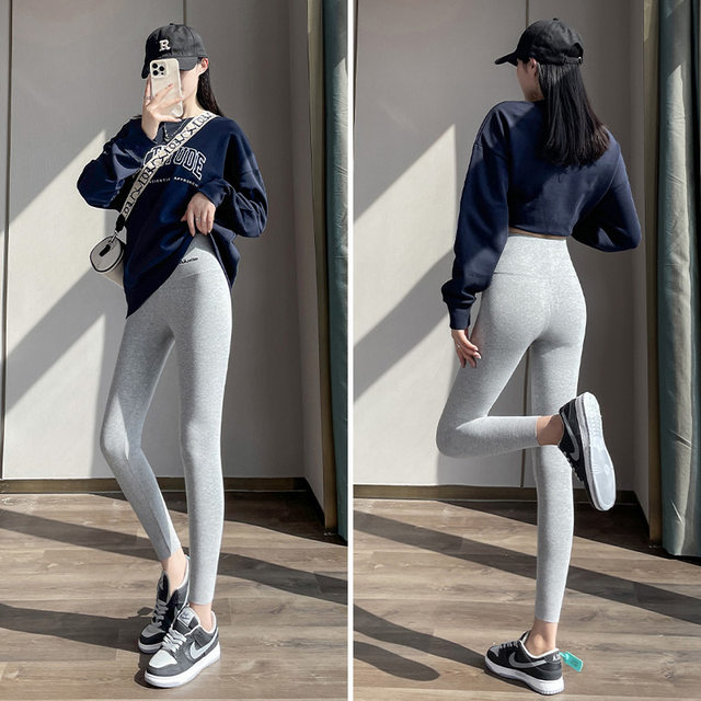 Leggings ຝ້າຍບໍລິສຸດຂອງແມ່ຍິງພາກຮຽນ spring ແລະດູໃບໄມ້ລົ່ນ
