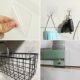 No-punch load-bearing hook-free nail-free wall storage rack