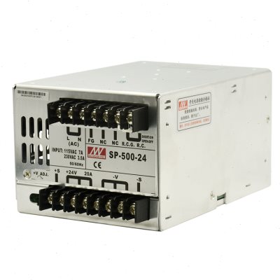 明伟SP-500-24/600W-12V40A24V20A36V/48V工控大功率直流开关电源