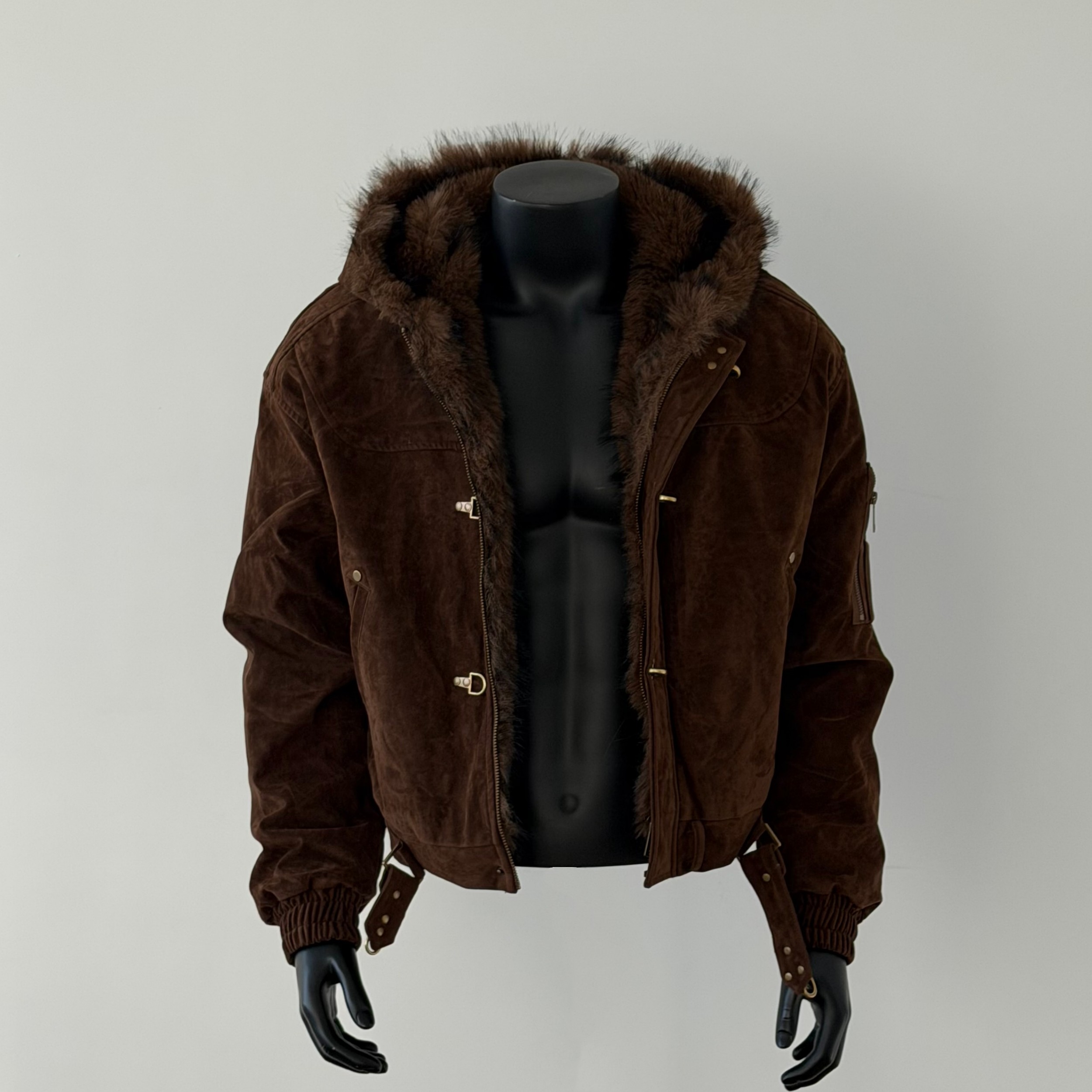 【小个子特制衣长】HFB美式cleanfit短款加绒座山雕棉服外套BM429,淘宝优惠券,粉丝福利购,淘宝优惠卷