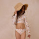 Ryleecru girl princess style short-sleeved swimsuit