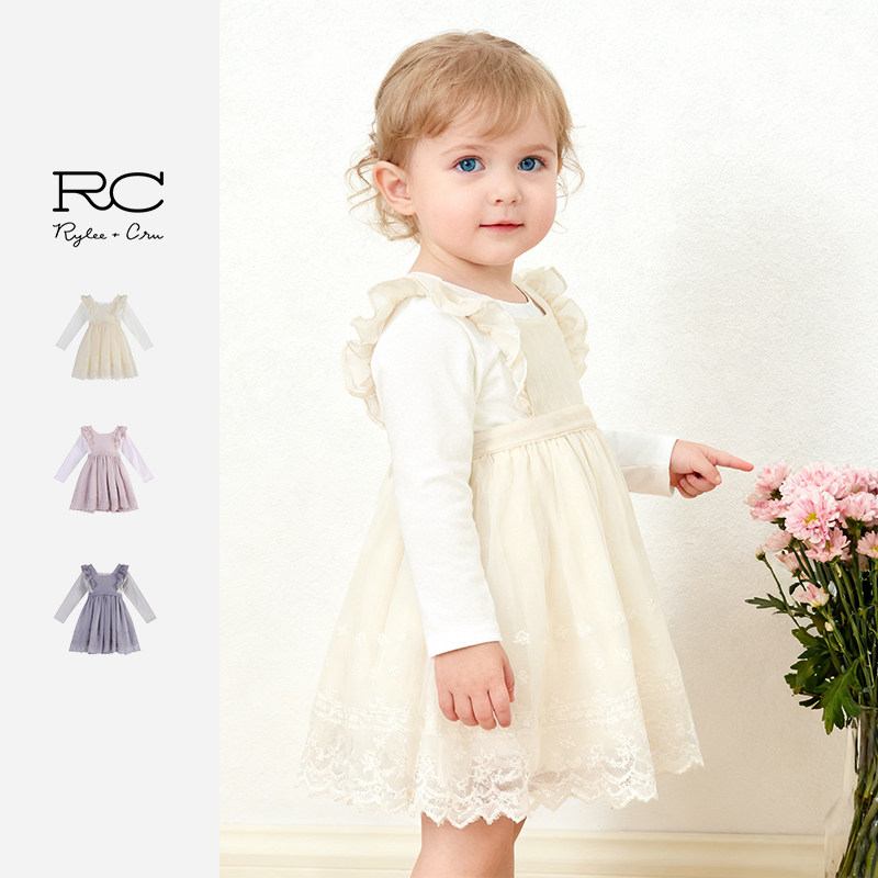 RyleeCru官方正品女宝裙子女童裙子女孩连衣裙女宝秋2,淘宝优惠券,粉丝福利购,淘宝优惠卷